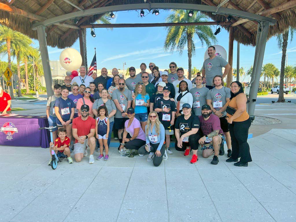 Rentyl Apartments & Homes Team at the Race for Inclusion 2024 in Kissimmee, Florida